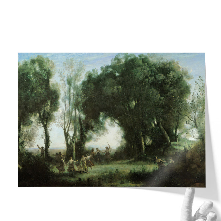 A Morning, The Dance of the Nymphs - Canvas Print Wall Art