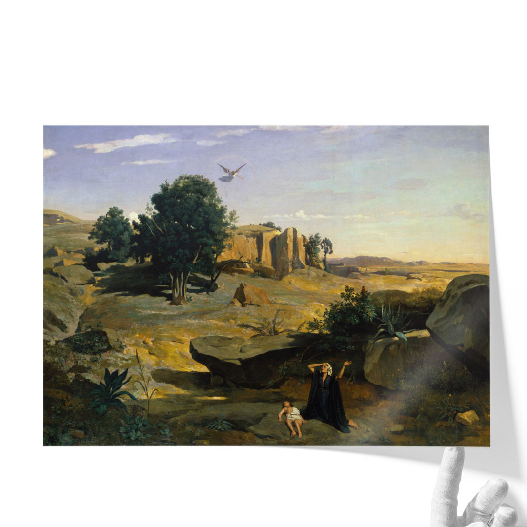 Hagar in the Wilderness, 1835 - Canvas Print Wall Art
