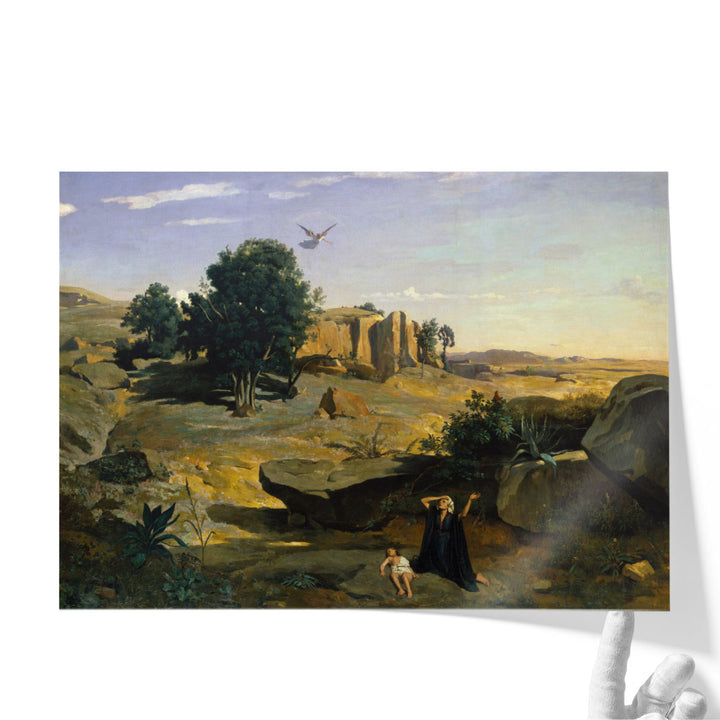 Hagar in the Wilderness, 1835 - Canvas Print Wall Art