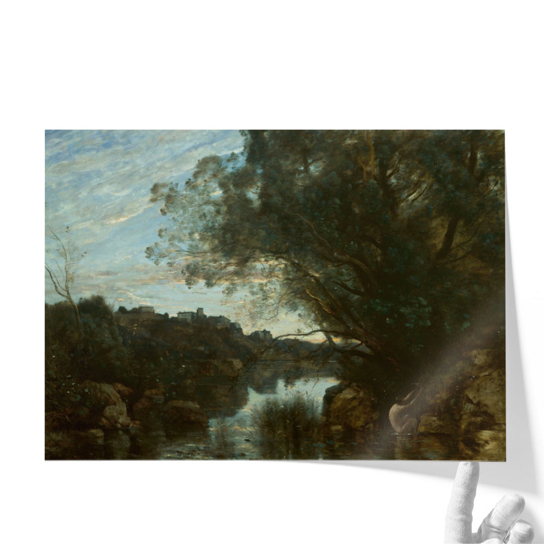 Souvenir of the Environs of Lake Nemi, 1865 - Canvas Print Wall Art