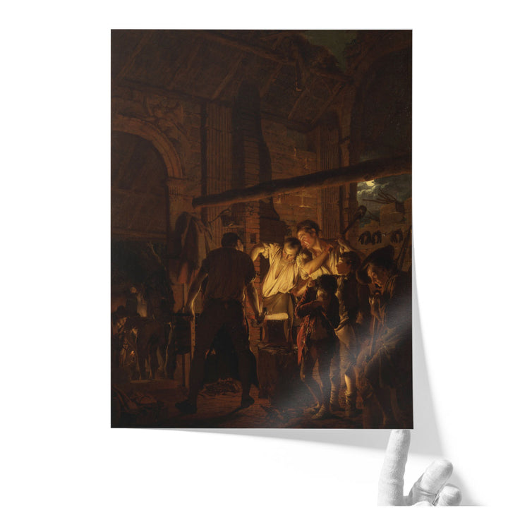 The Blacksmith's Shop - Canvas Print Wall Art