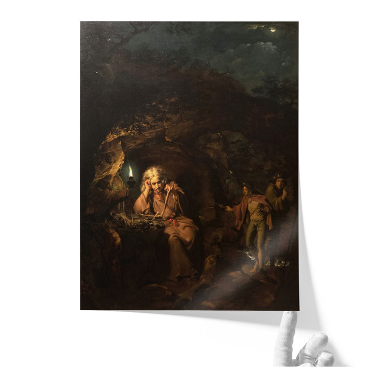 A Philosopher by Lamplight - Canvas Print Wall Art
