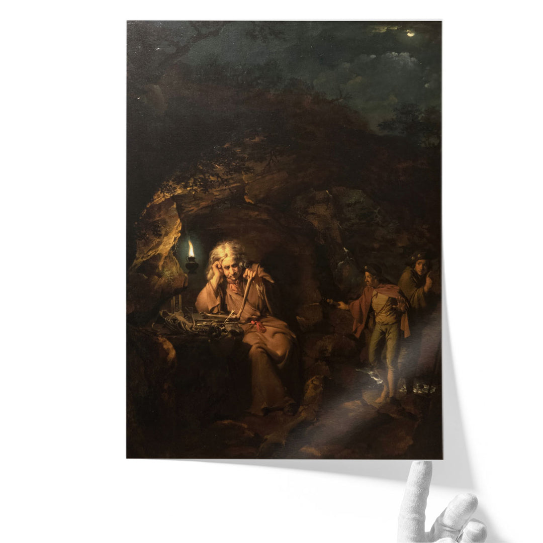 A Philosopher by Lamplight - Canvas Print Wall Art