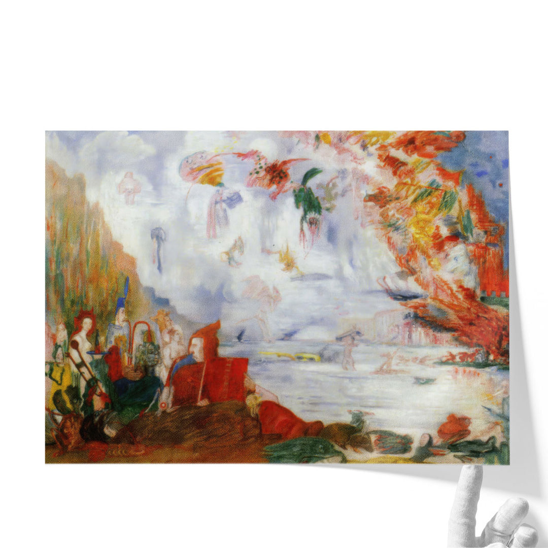 Tribulations of Saint Anthony - Canvas Print Wall Art