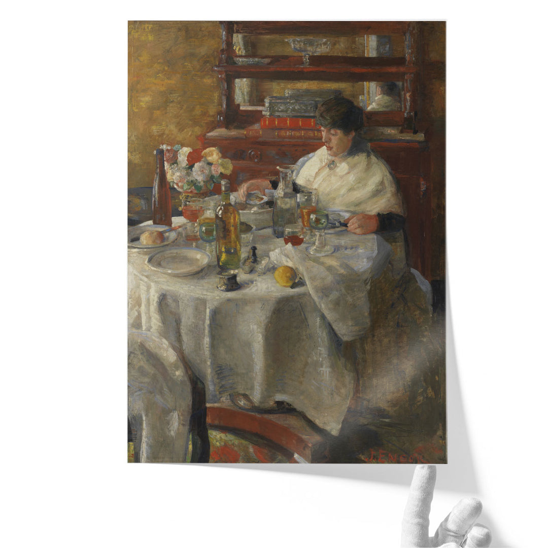 The Oyster Eater - Canvas Print Wall Art