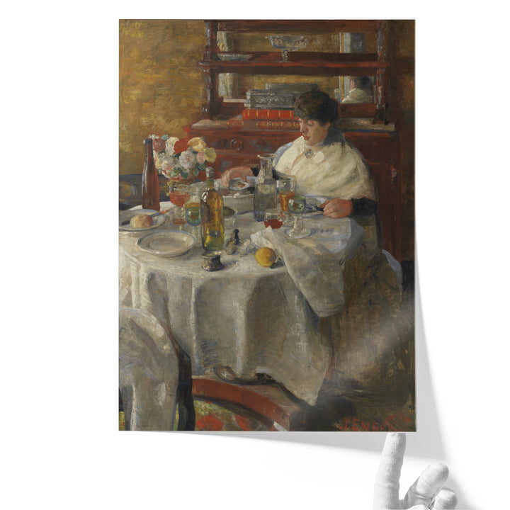 The Oyster Eater - Canvas Print Wall Art