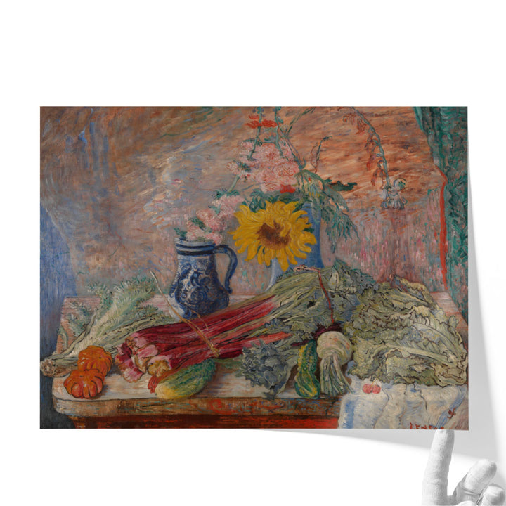 Flowers and Vegetables, 1896 - Canvas Print Wall Art