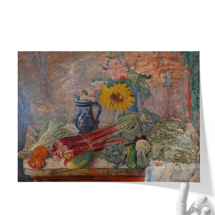 Flowers and Vegetables, 1896 - Canvas Print Wall Art