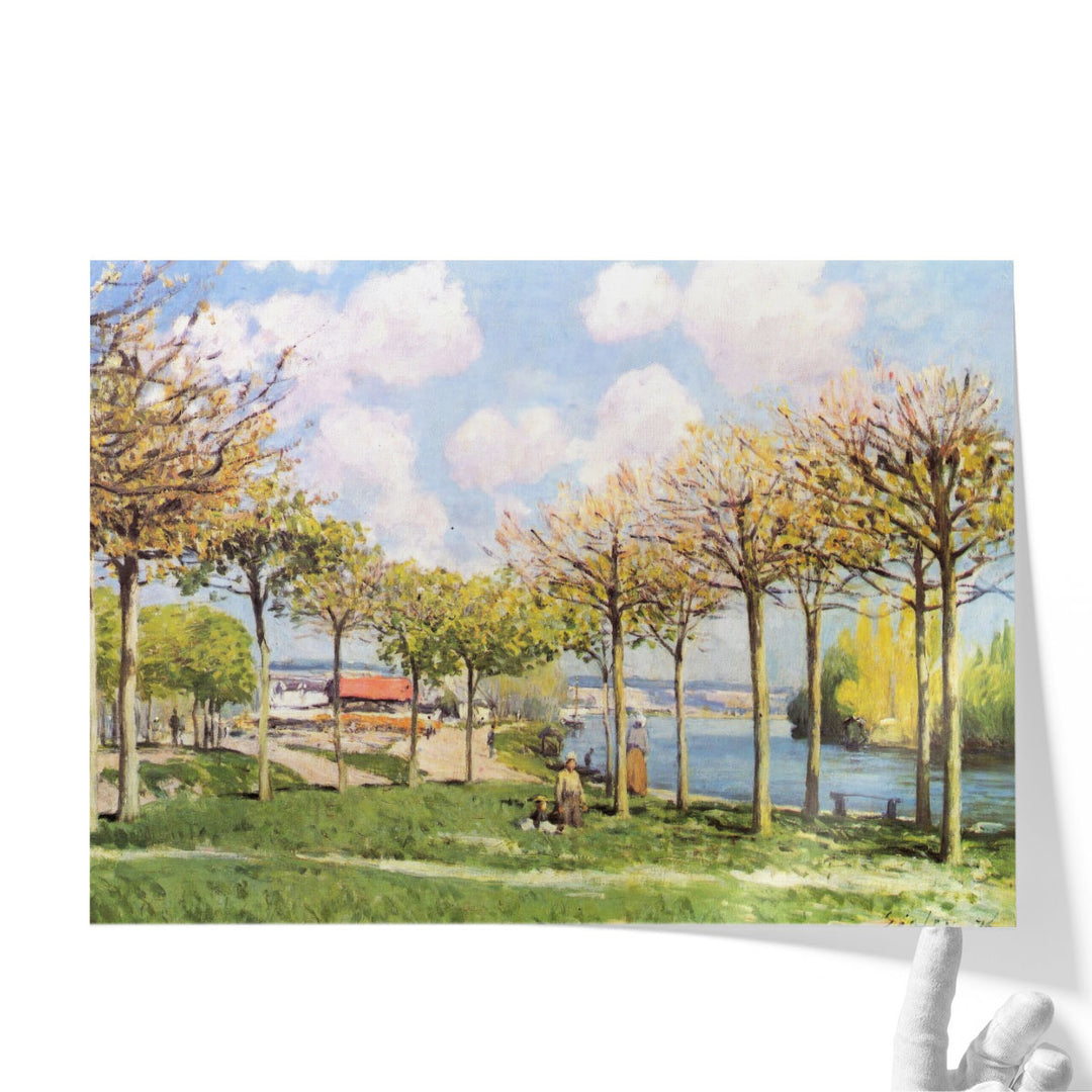 The Seine at Bougival - Canvas Print Wall Art