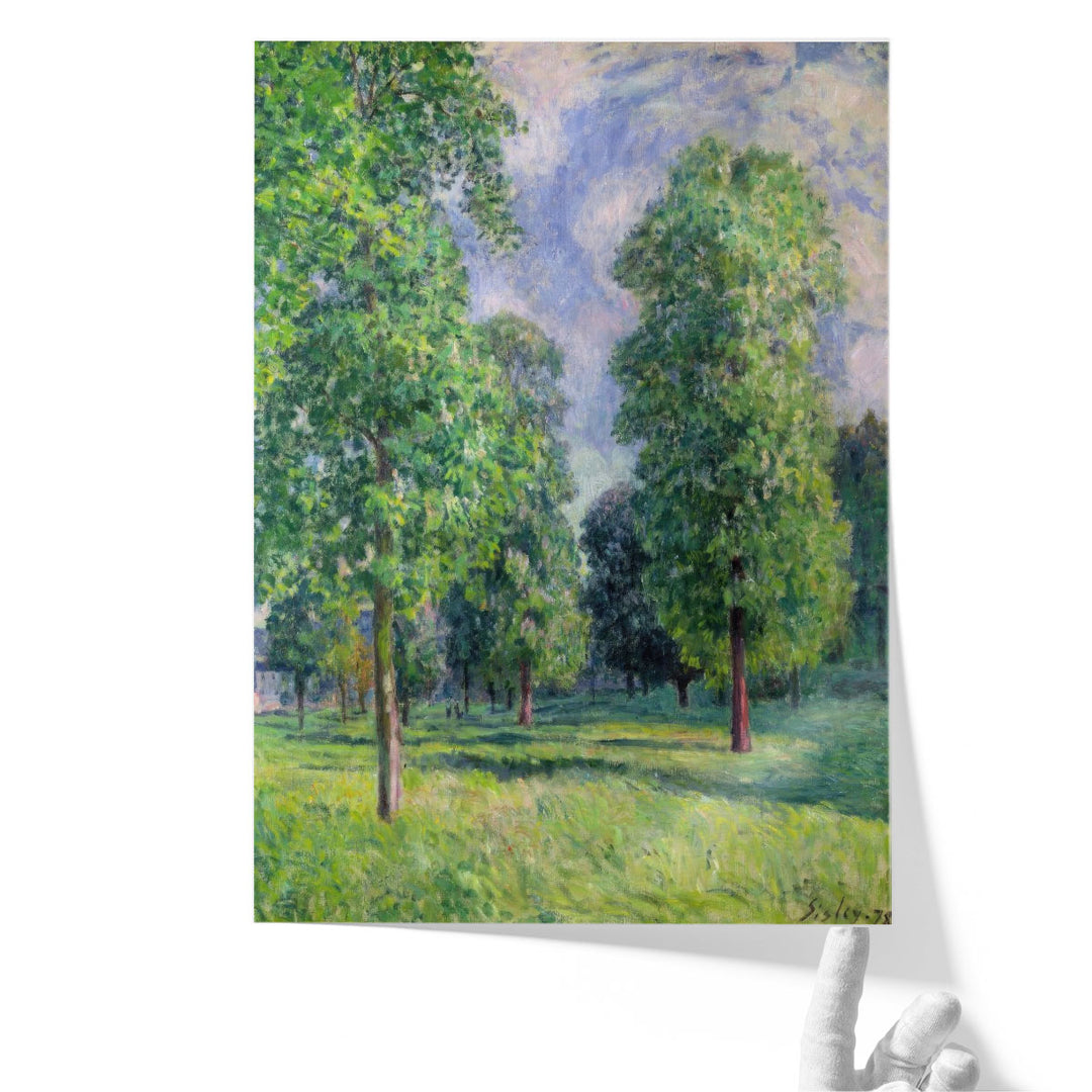 Landscape at Sevres, 1878- Canvas Print Wall Art