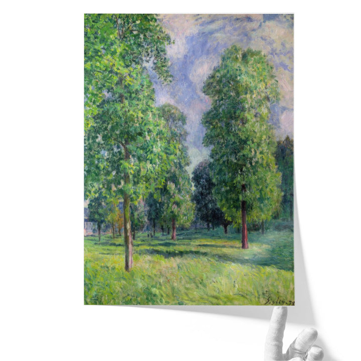 Landscape at Sevres, 1878- Canvas Print Wall Art