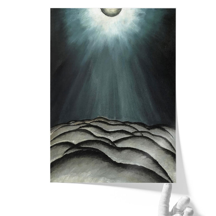 Moon and Sea No. II - Canvas Print Wall Art