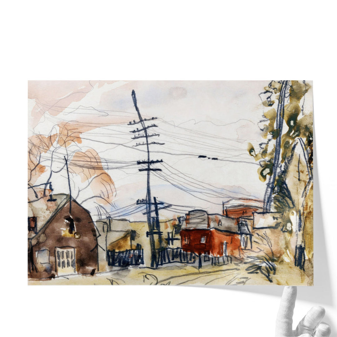 Fall Brook Railroad - Canvas Print Wall Art