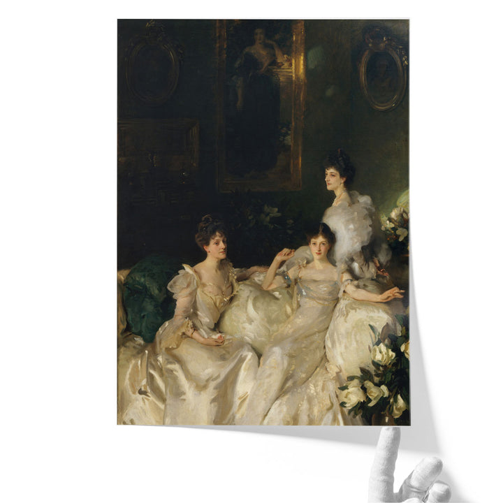 The Wyndham Sisters, Lady Elcho, Mrs. Adeane, and Mrs. Tennant, 1899 - Canvas Print Wall Art