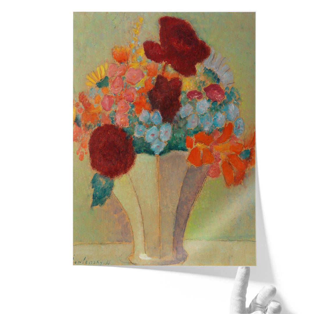 Grosses Stillleben, Helles Bouquet - Canvas Print Wall Art