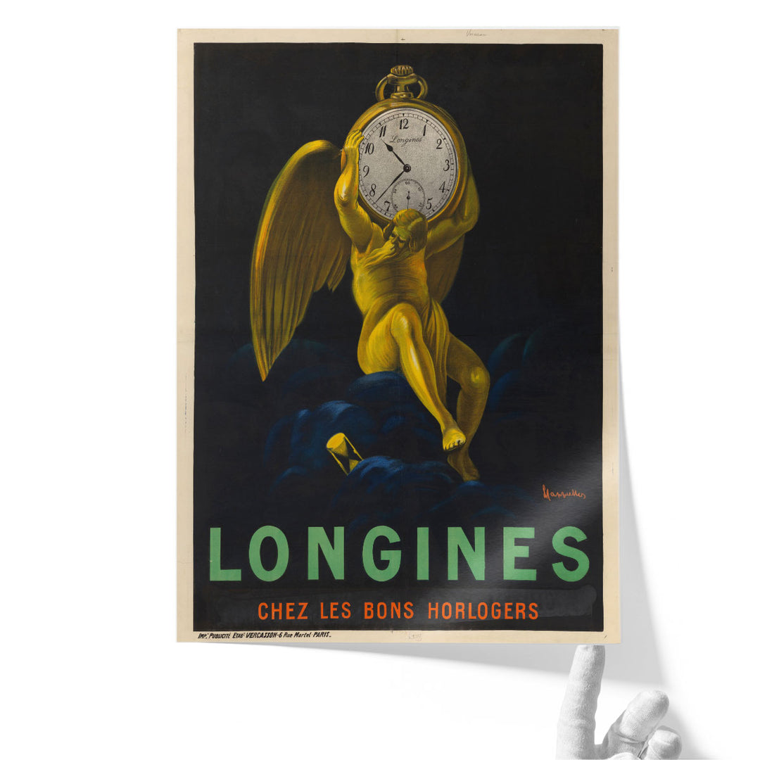 Longines Chez Les Bons Horlogers, 1911 - Canvas Print Wall Art