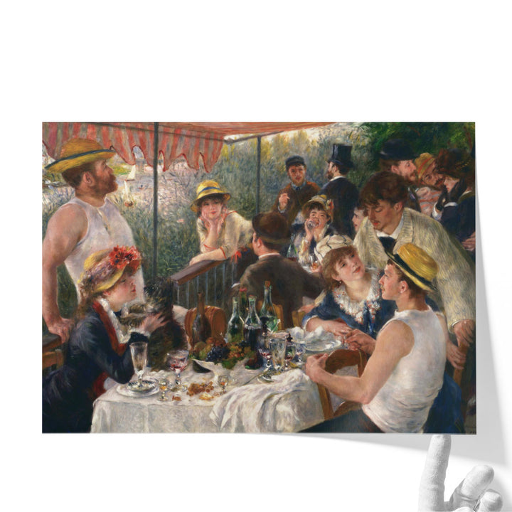 Luncheon of the Boating Party - Canvas Print Wall Art