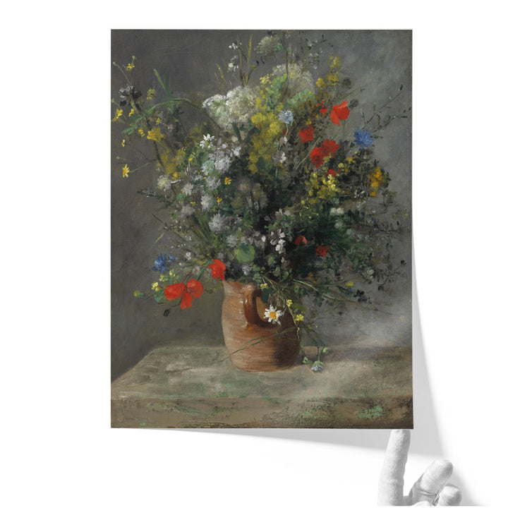 Flowers in a Vase, 1866 - Canvas Print Wall Art