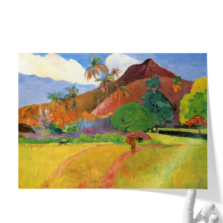 Tahitian Mountains, 1893 - Canvas Print Wall Art