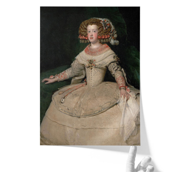 The Infanta Maria Theresa of Spain - Canvas Print Wall Art