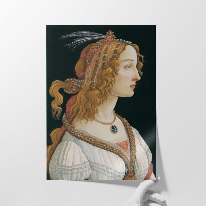 Portrait of a Lady - Canvas Print Wall Art