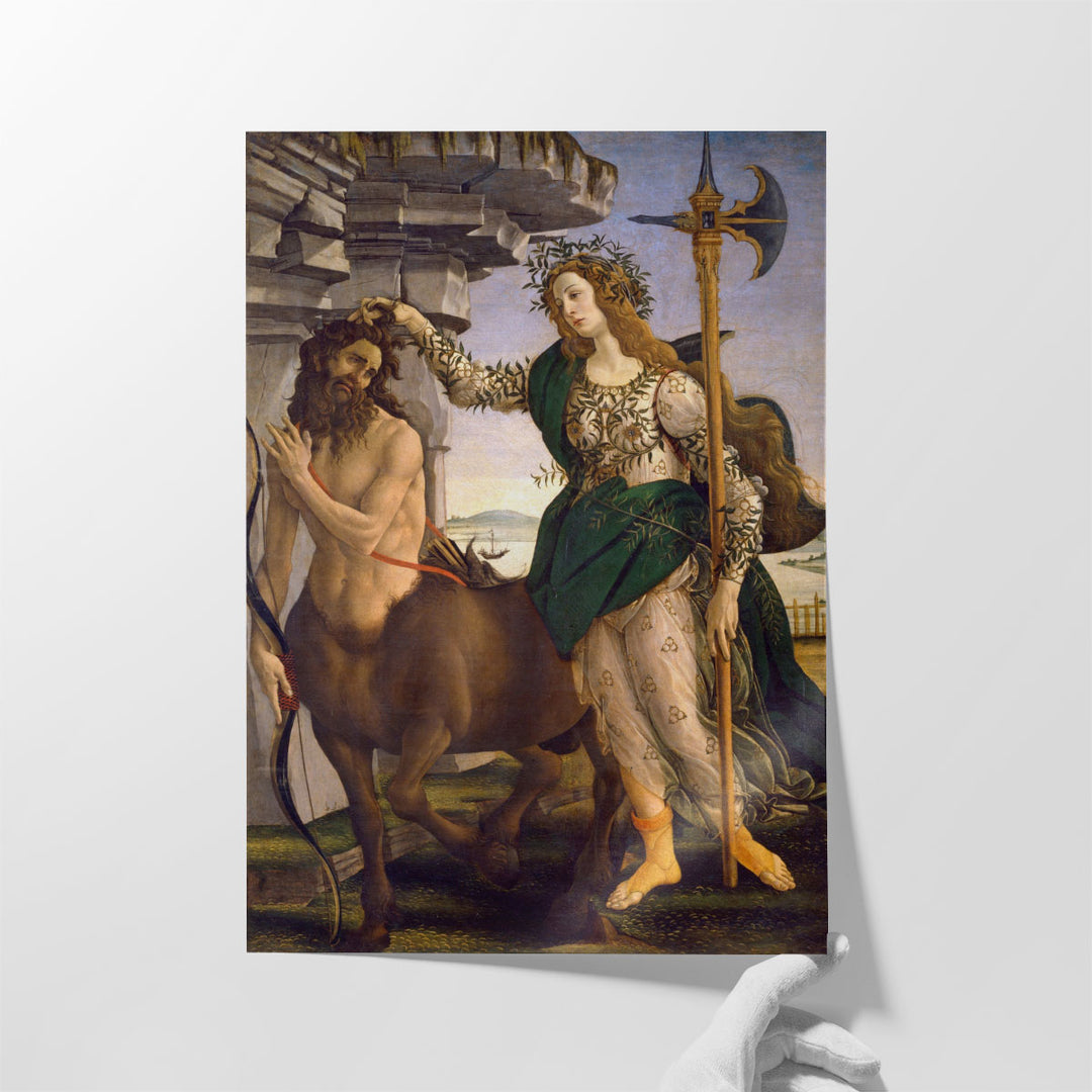 Pallas and The Centaur - Canvas Print Wall Art