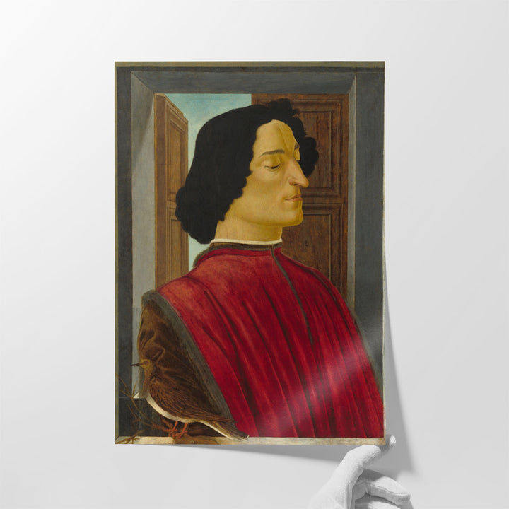 Portrait of Giuliano de' Medici - Canvas Print Wall Art