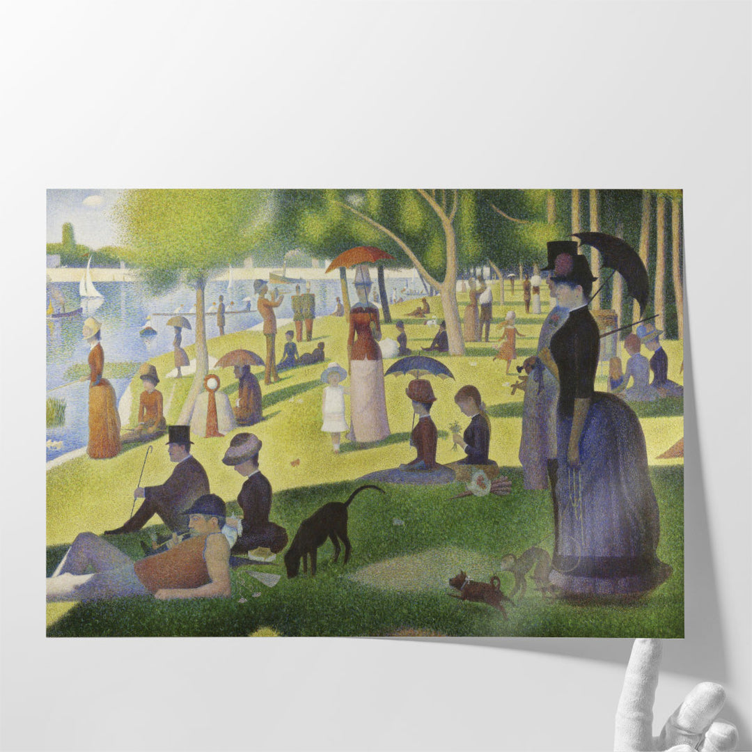A Sunday on La Grande Jatte - Canvas Print Wall Art