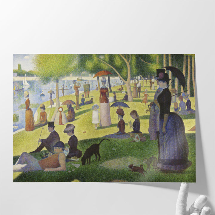 A Sunday on La Grande Jatte - Canvas Print Wall Art