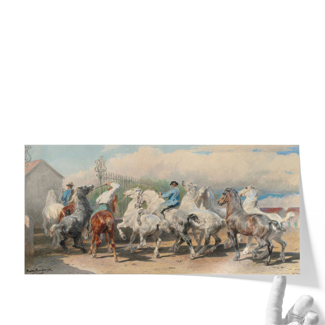 Return from the Horse Fair, 1873 - Canvas Print Wall Art