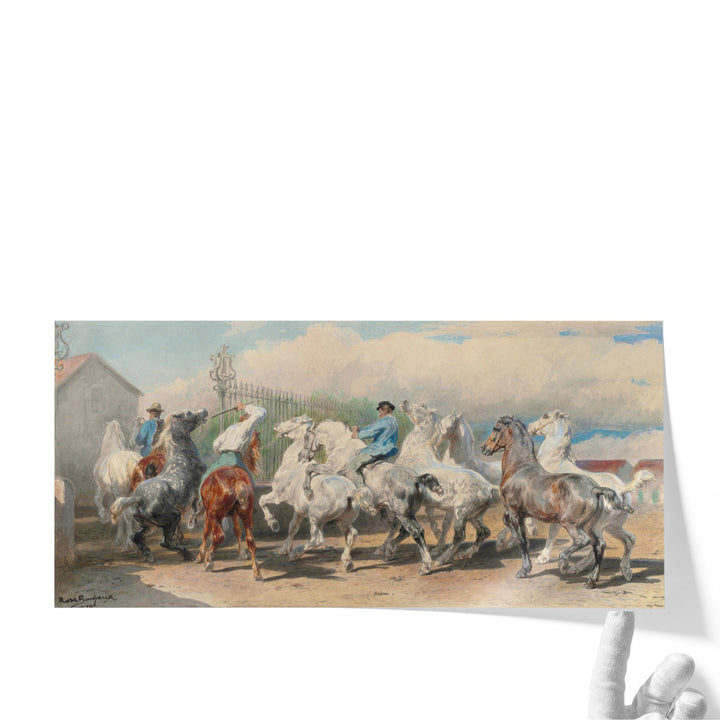Return from the Horse Fair, 1873 - Canvas Print Wall Art