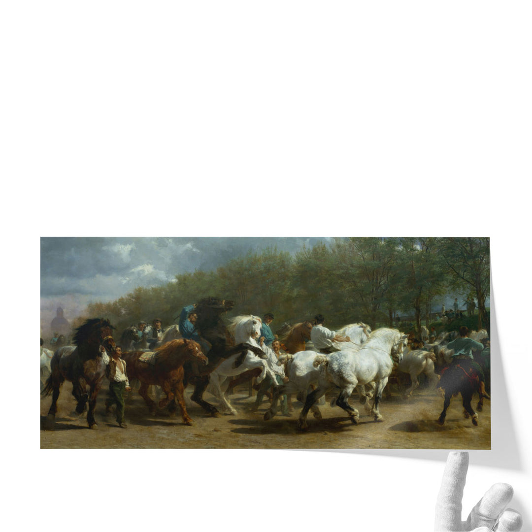 The Horse Fair - Canvas Print Wall Art