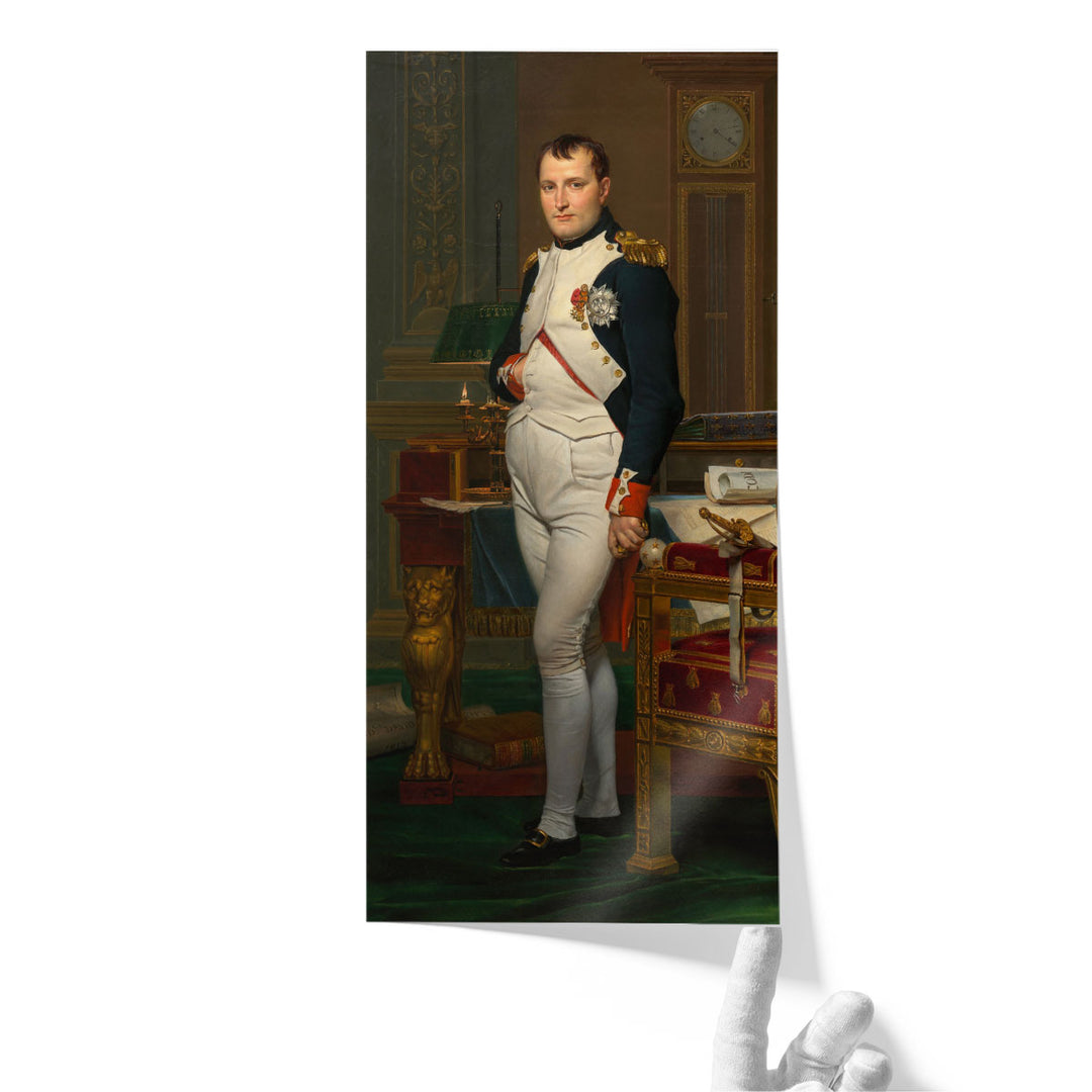 The Emperor Napoleon in His Study at the Tuileries - Canvas Print Wall Art
