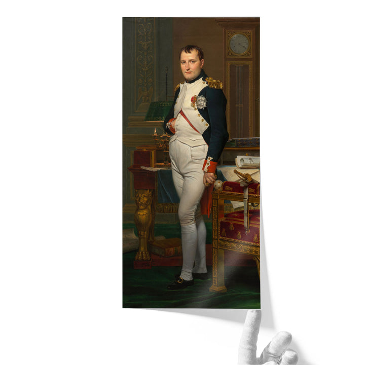 The Emperor Napoleon in His Study at the Tuileries - Canvas Print Wall Art