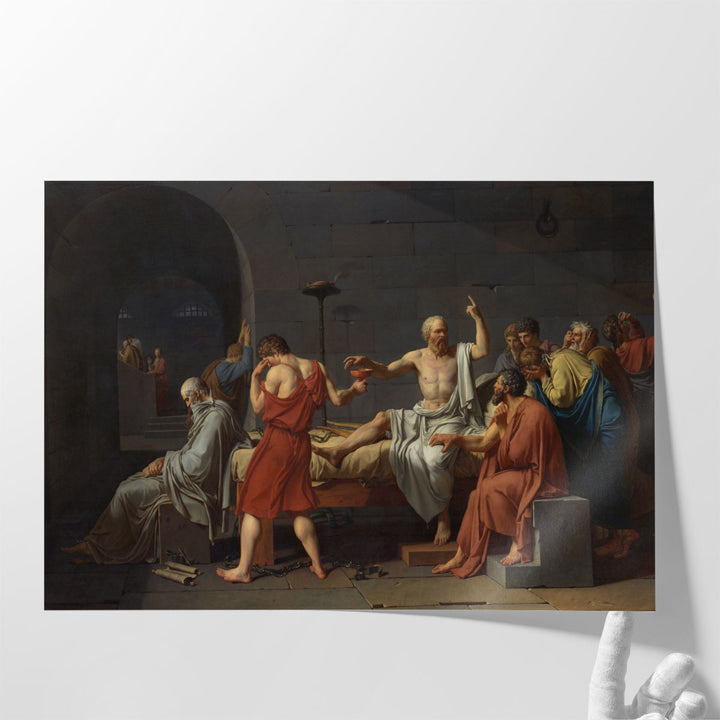 The Death of Socrates, 1787 - Canvas Print Wall Art