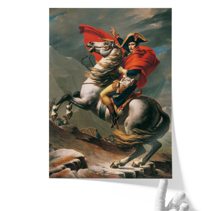 Napoleon Crossing the Alps - Canvas Print Wall Art