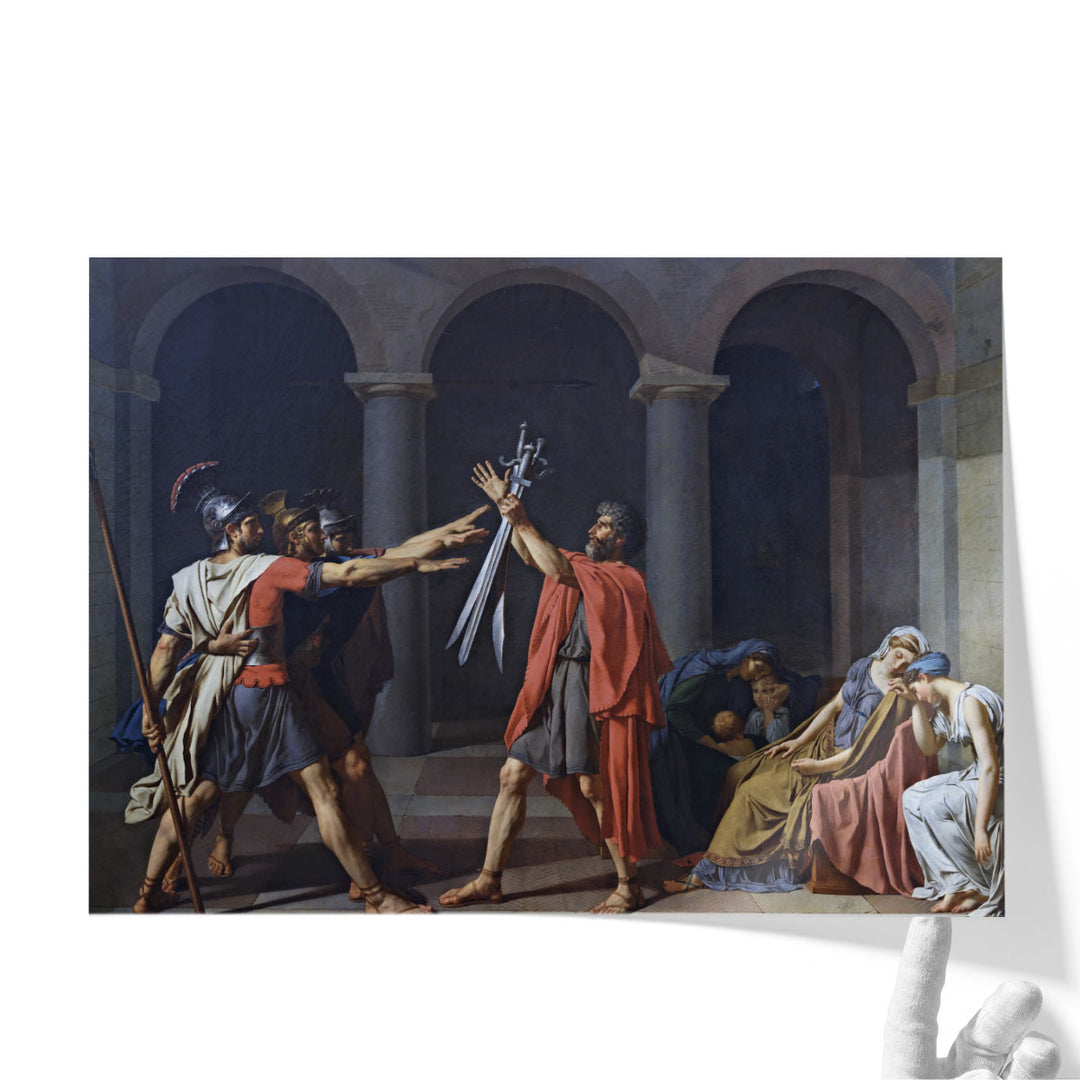 Oath Of The Horatii - Canvas Print Wall Art