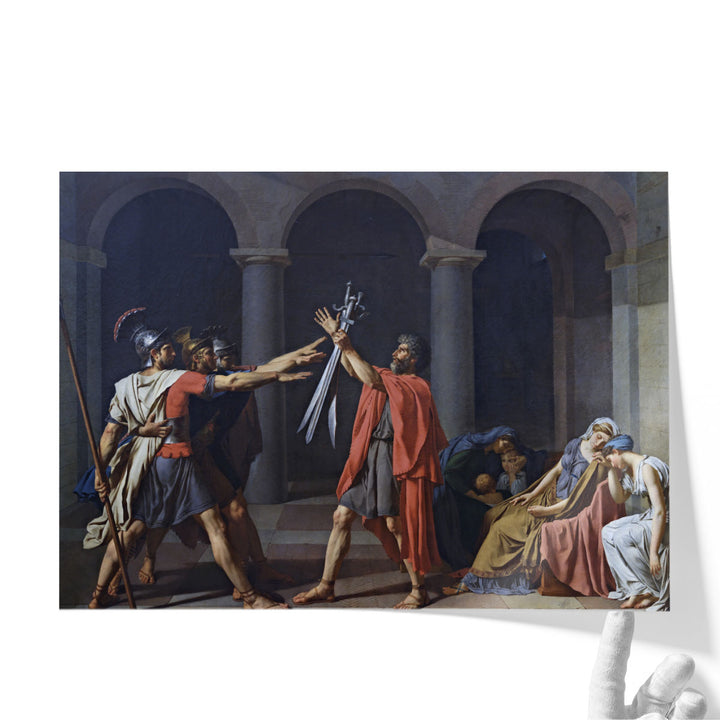 Oath Of The Horatii - Canvas Print Wall Art