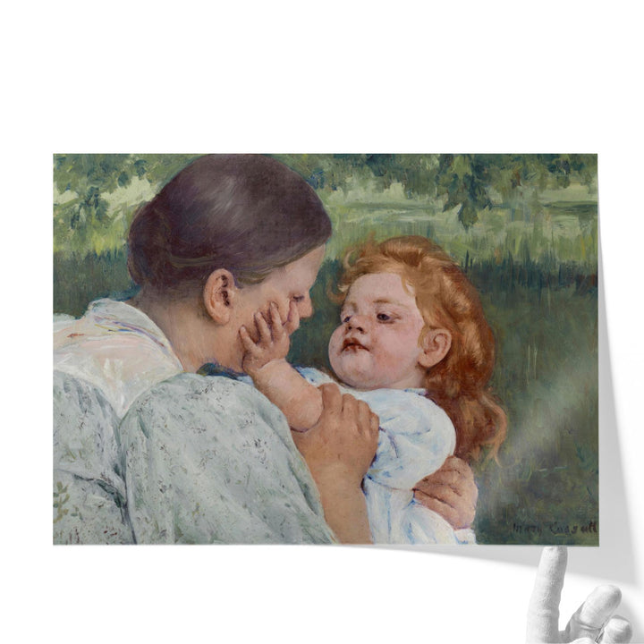 Maternal Caress - Canvas Print Wall Art