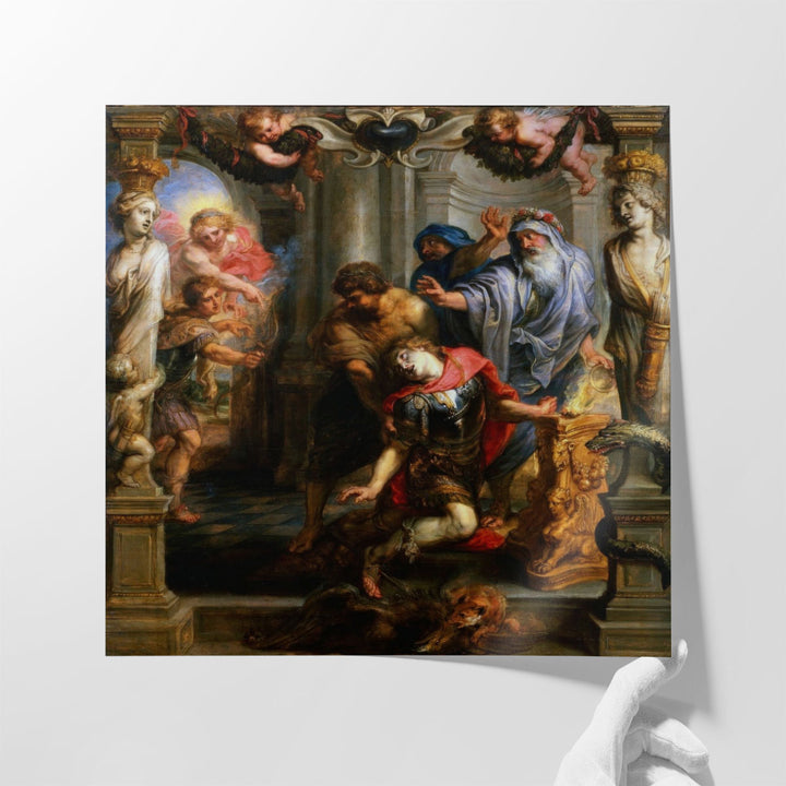 The Death of Achilles - Canvas Print Wall Art