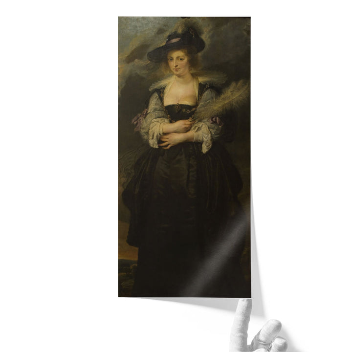 Portrait of Helene Fourment - Canvas Print Wall Art
