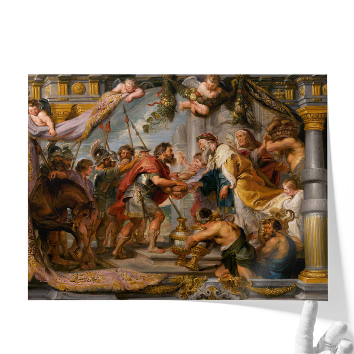 The Meeting of Abraham and Melchizedek - Canvas Print Wall Art