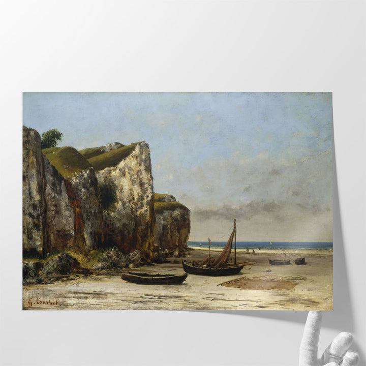 Beach in Normandy - Canvas Print Wall Art