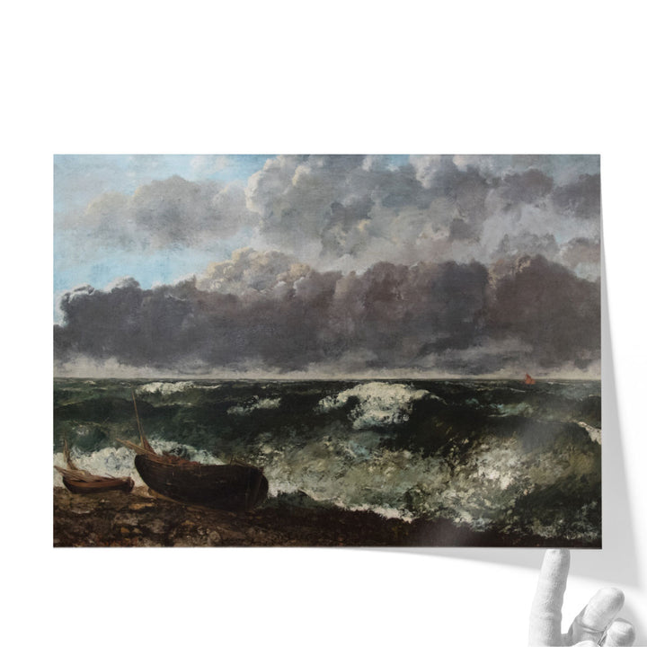 La Mer orageuse - Canvas Print Wall Art