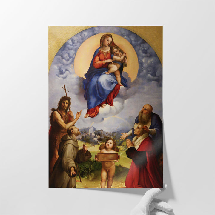 Madonna of Foligno - Canvas Print Wall Art