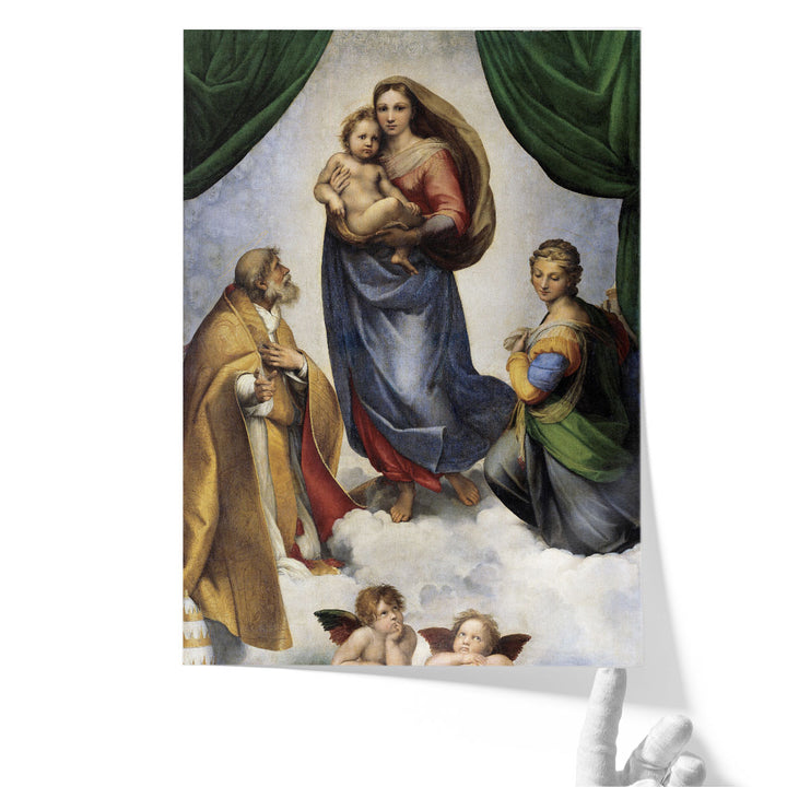 Sistine Madonna, 1512 - Canvas Print Wall Art