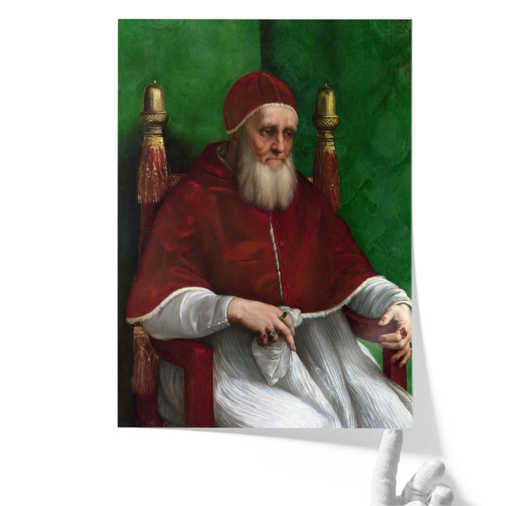 Portrait of Pope Julius II - Canvas Print Wall Art