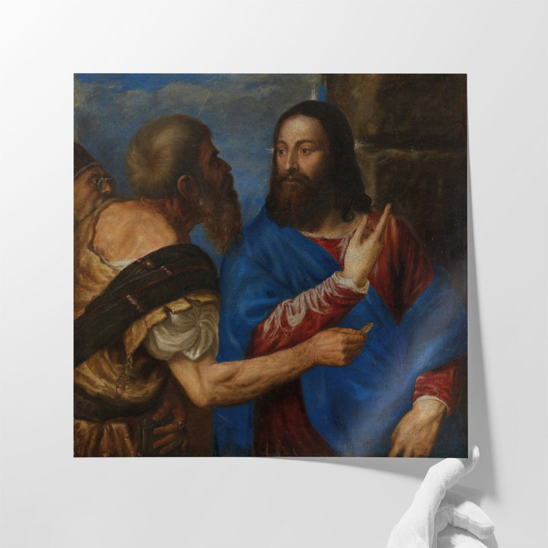 The Tribute Money - Canvas Print Wall Art