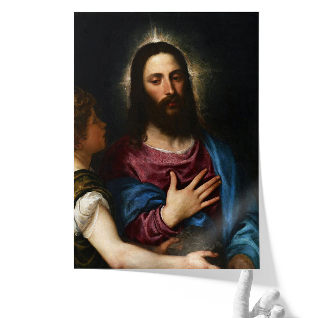 The Temptation of Christ - Canvas Print Wall Art