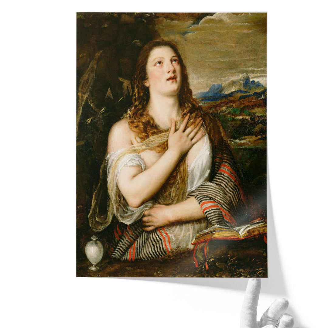 Penitent Magdalene - Canvas Print Wall Art
